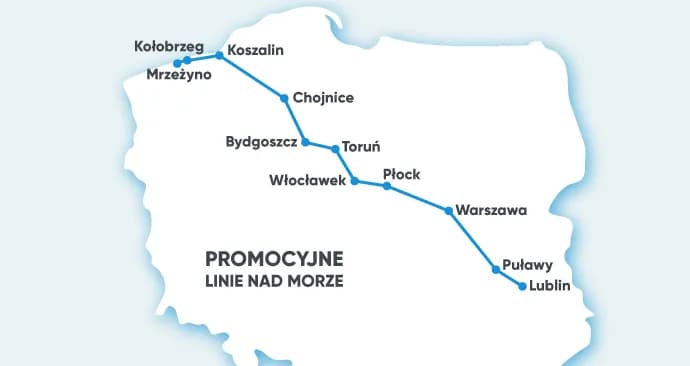 Jak dojechać do Mielna z Warszawy - najtańsze i najszybsze opcje podróży