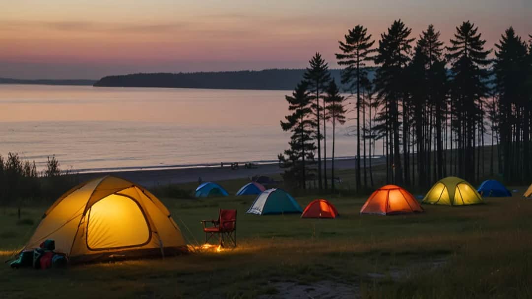 Ile kosztuje nocleg na polu namiotowym w Jantarze? Porównaj ceny