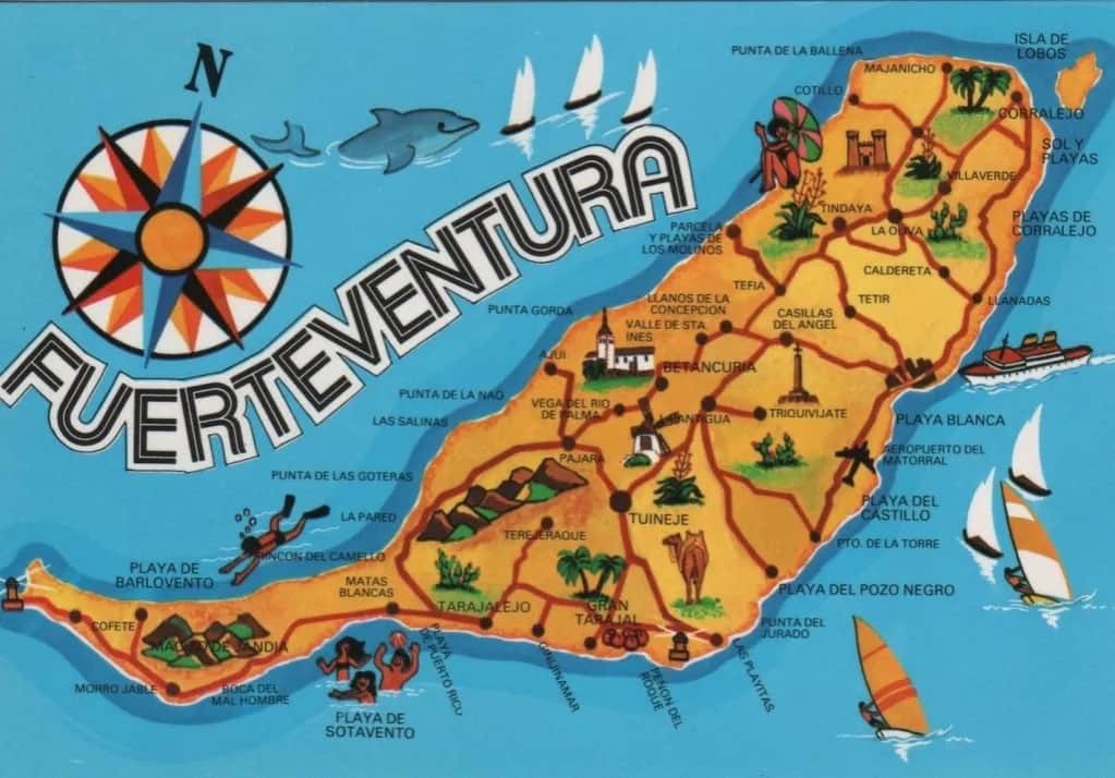Fuerteventura mapa atrakcji: odkryj najlepsze miejsca na wyspie