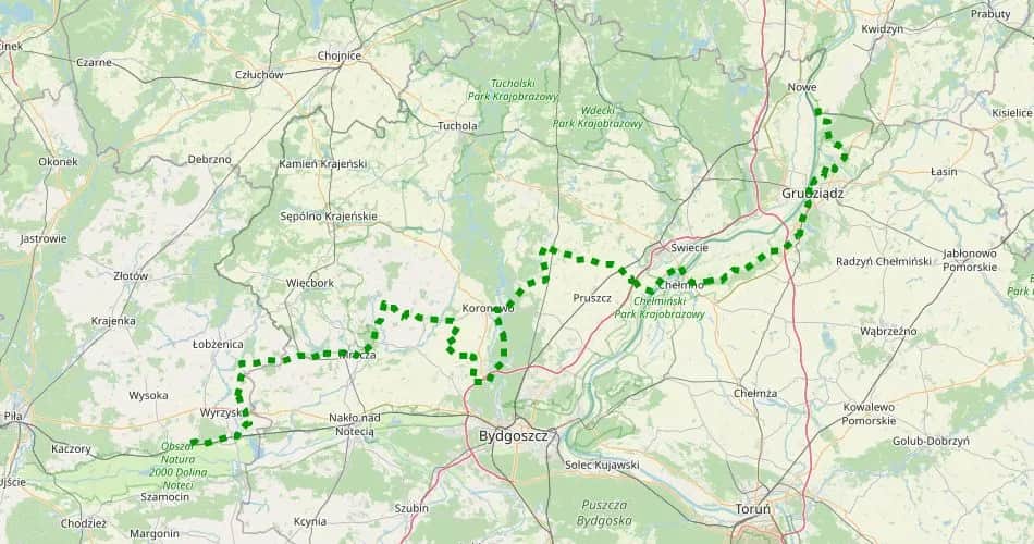 Najlepsze trasy rowerowe w Kujawsko-Pomorskim: mapa i opisy