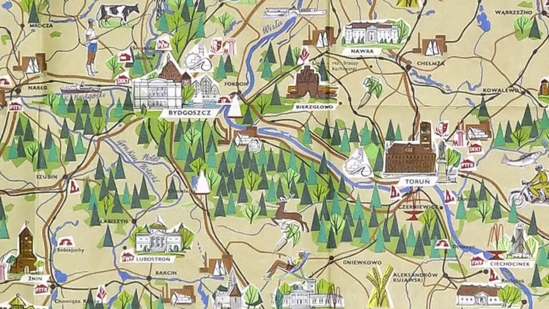 Mapa atrakcji kujawsko-pomorskiego: najciekawsze miejsca regionu