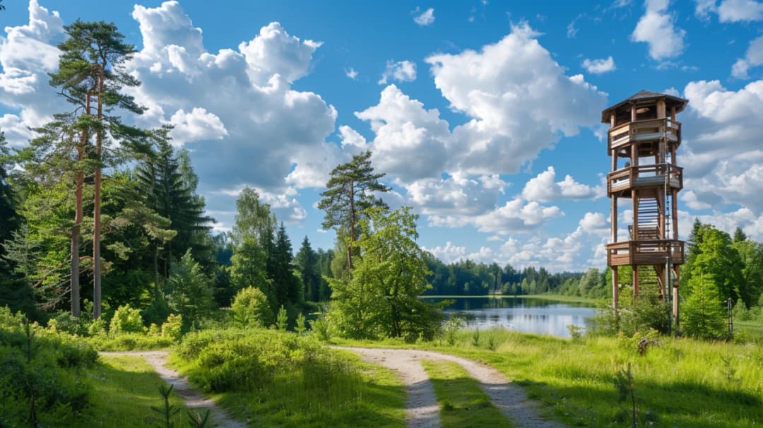 Kaszubskie wieże widokowe: podziwiaj naturalne piękno z wysoka