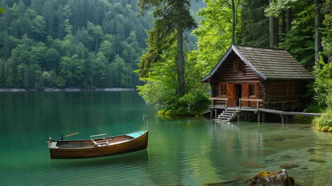 Domki we Wdzydzach nad jeziorem: rodzinna oaza wśród zieleni