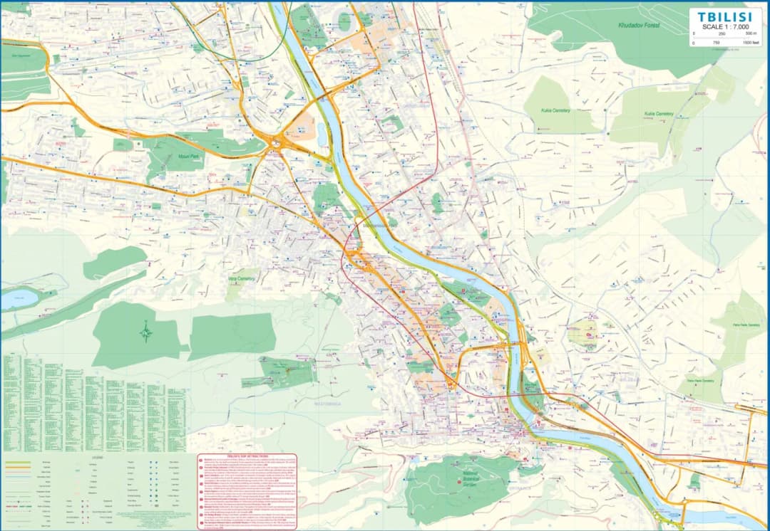 Tbilisi na mapie: Kluczowe atrakcje i przydatne informacje