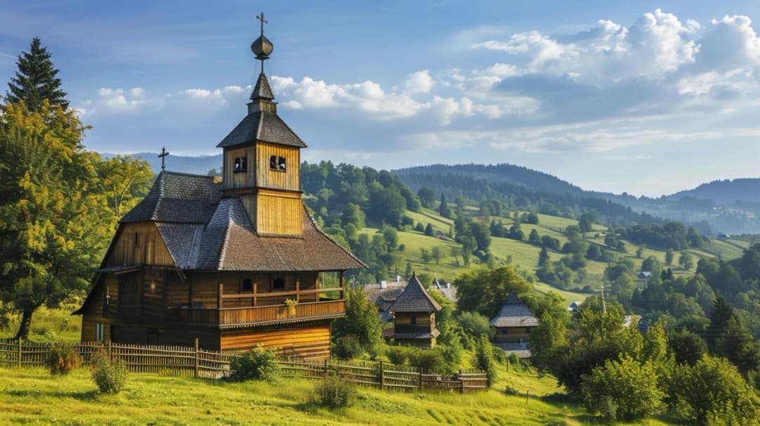 Rybaczówka w Ostrzycach: dzwonnica na pomorskim szlaku