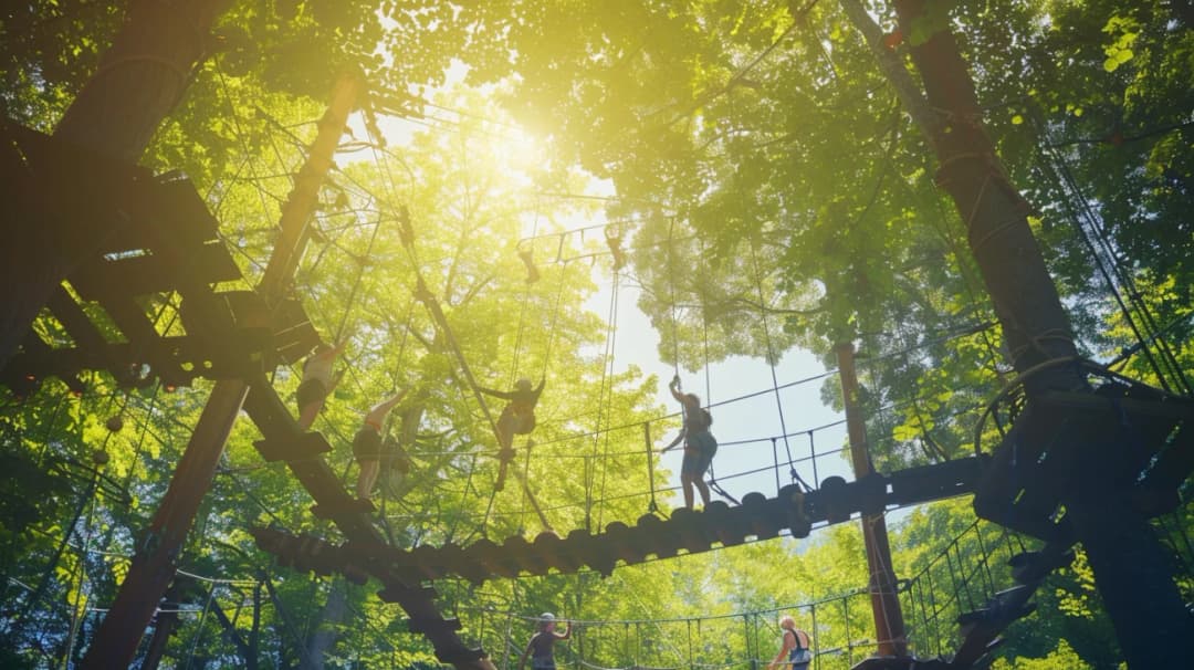 Park linowy w Słupsku: Przygody dla odważnych czekają!
