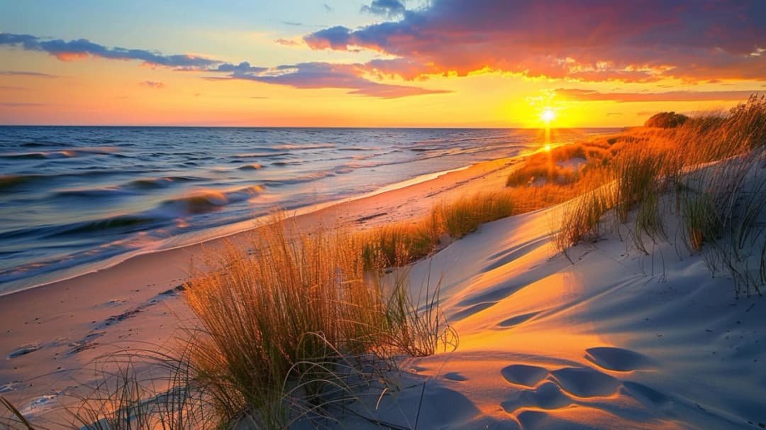 Zdjęcia Wyspy Sobieszewskiej: malownicze kadry nad Bałtykiem